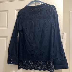 J Crew Eyelet Top 8